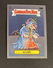 2021 Topps Garbage Pail Kids Sapphire Edition Gold #158b Ig Lou front