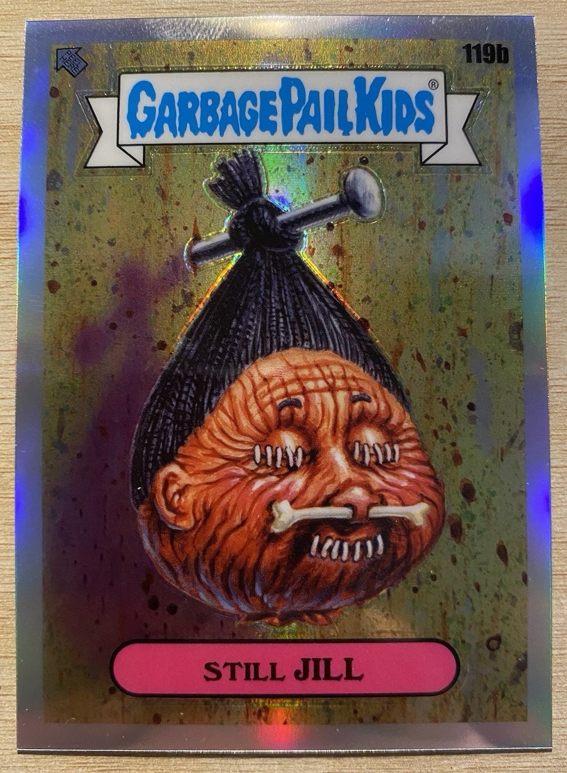 2021 Topps Garbage Pail Kids Sapphire Edition Fuchsia #119b Still Jill front