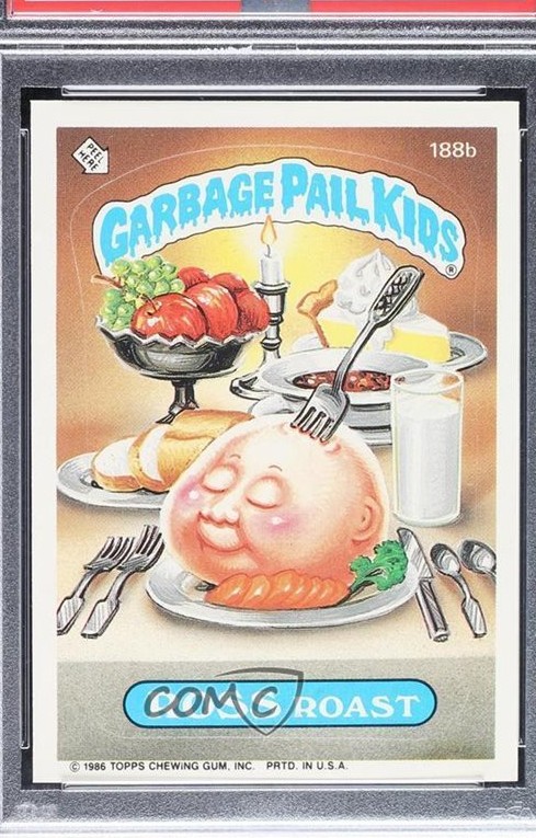 1986 Topps Garbage Pail Kids Series 5 #188b Ross Roast front