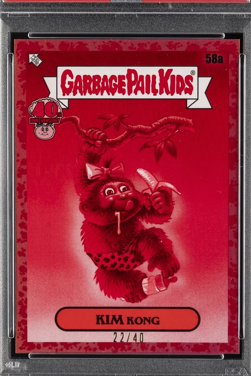 2025 Topps Worst Of Garbage Pail Kids 40Th Anniversary Ruby #58a Kim Kong front