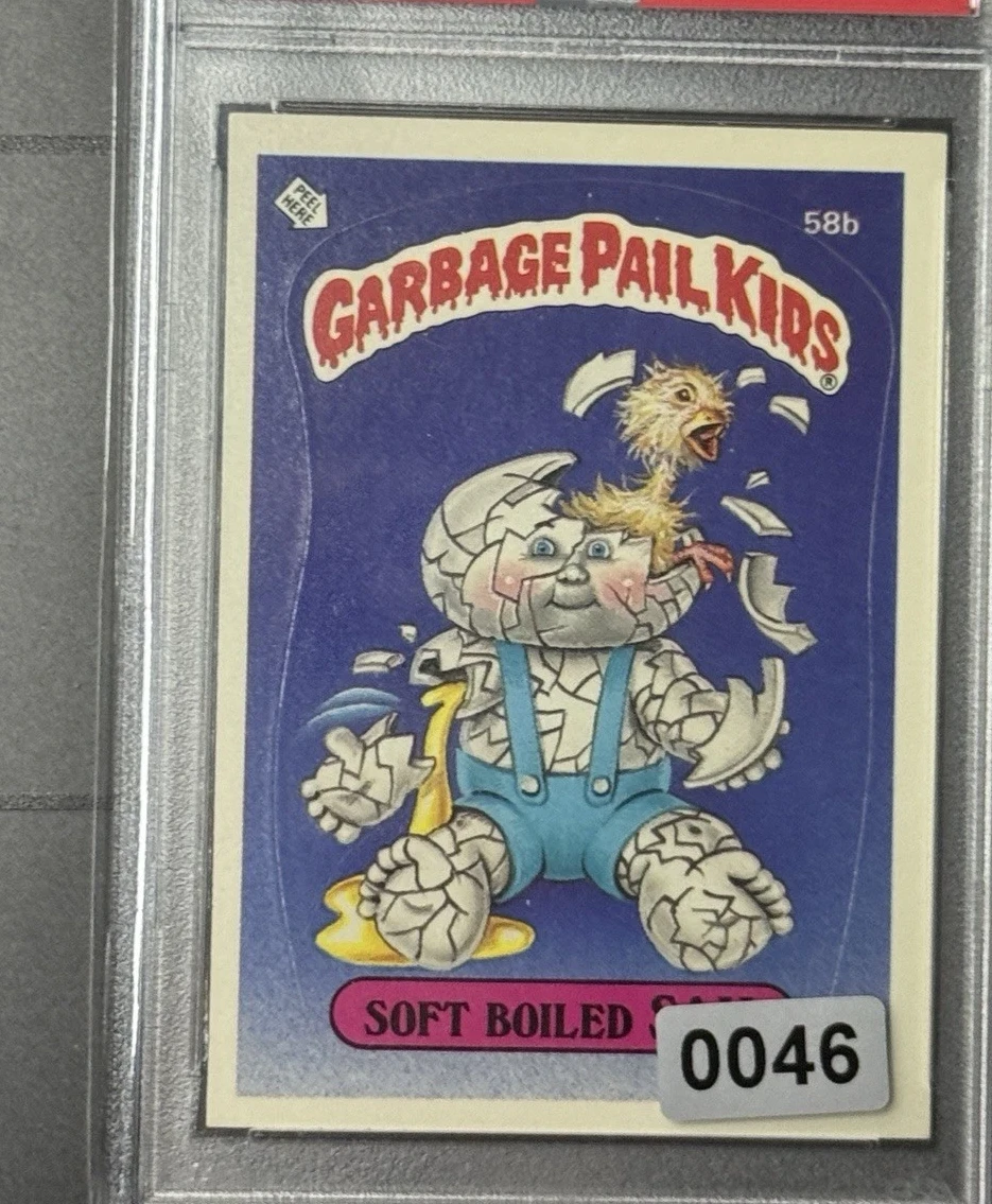 1985 Topps Garbage Pail Kids Series 2 #58b Soft Boiled Sam front