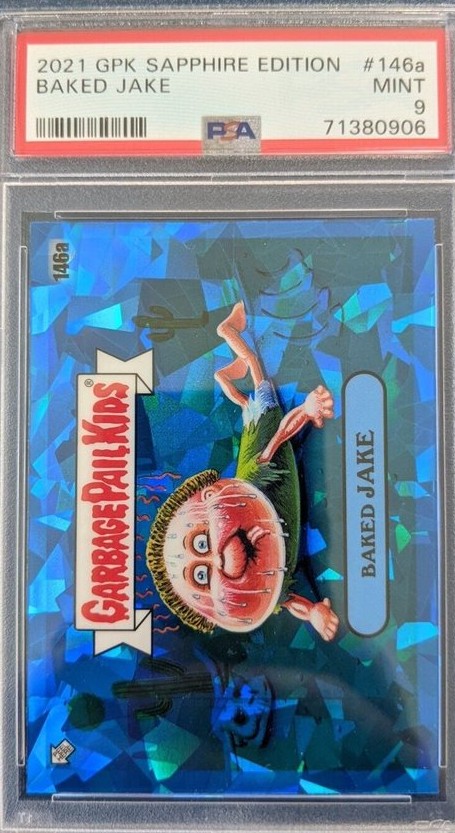 2021 Topps Garbage Pail Kids Sapphire Edition #146a Baked Jake front