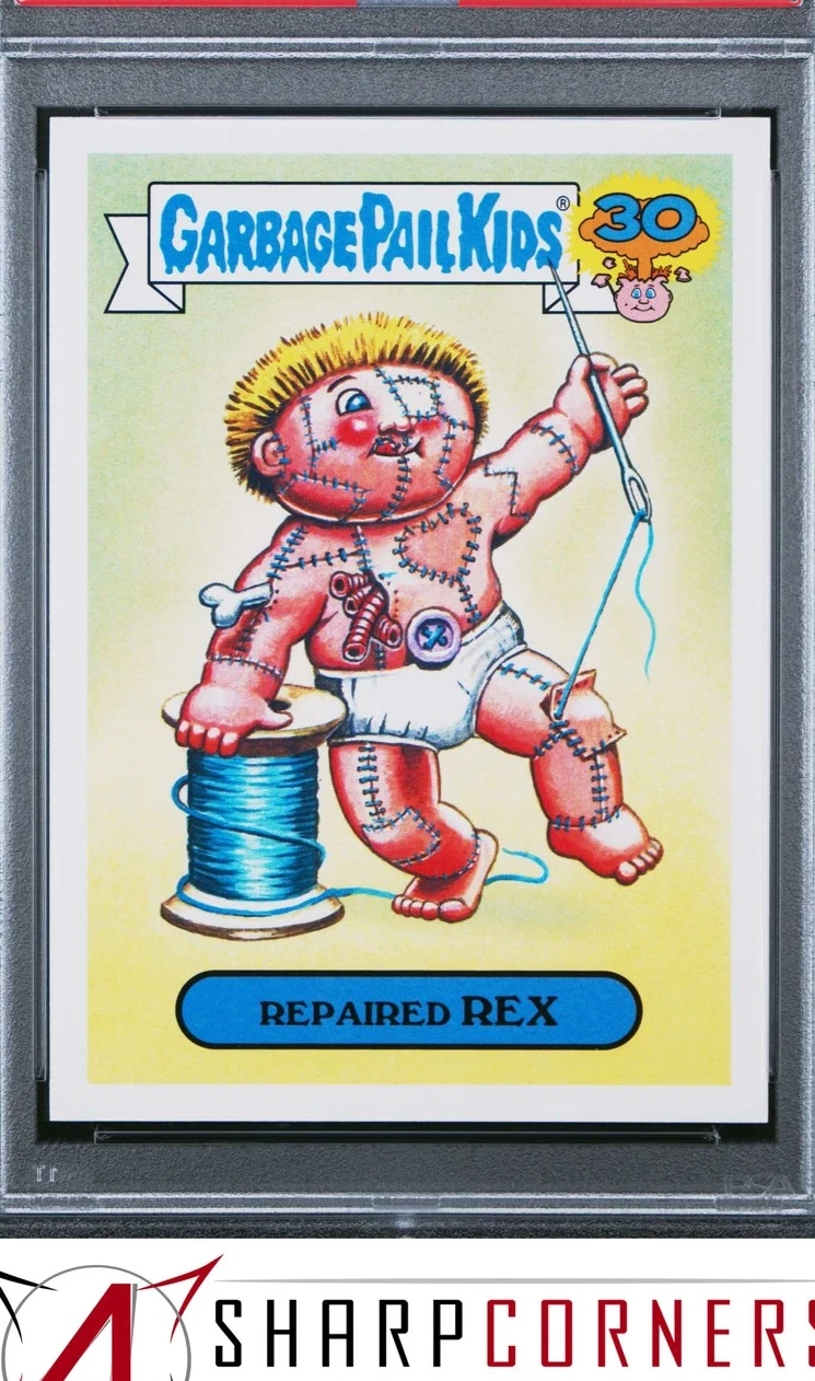 2015 Topps Topps Garbage Pail Kids 30Th Anniversary Lost Alternate Art #2b Repaired Rex front