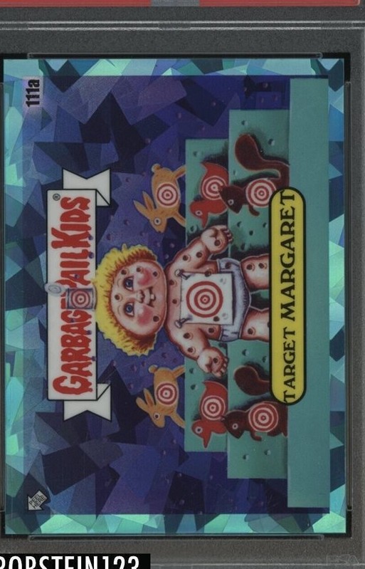 2021 Topps Garbage Pail Kids Sapphire Edition Aqua #111a Target Margaret front