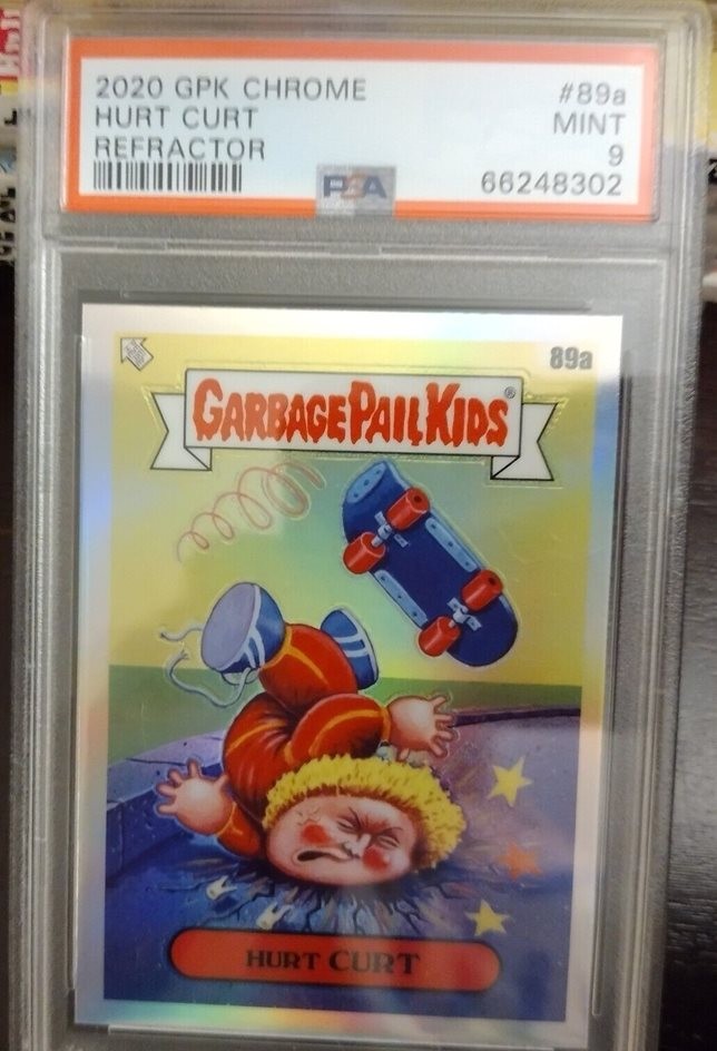 2020 Topps Garbage Pail Kids REFRACTOR #89a Hurt Curt front