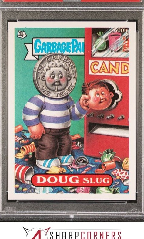 1988 Topps Garbage Pail Kids Series 15 #600b Doug Slug front