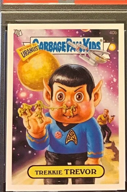 2007 Topps Garbage Pail Kids Stickers Series 6 #40b Trekkie Trevor front