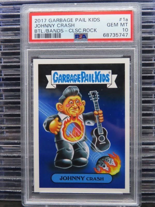 2017 Topps Garbage Pail Kids Battle Of The Bands Classic Rock #1a Johnny Crash front