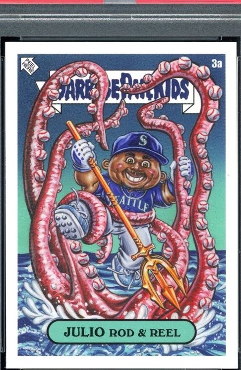 2023 Topps Topps Garbage Pail Kids X Mlb Series 3 #3a Julio Rod & Reel front