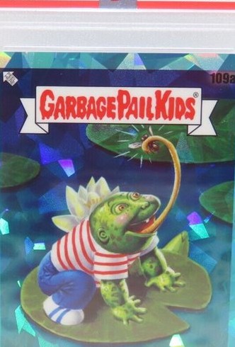 2021 Topps Garbage Pail Kids Sapphire Edition Aqua #109a Toady Terry front