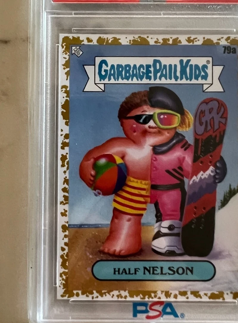 2023 Topps Garbage Pail Kids Go On Vacation Fool'S Gold #79a Half Nelson front