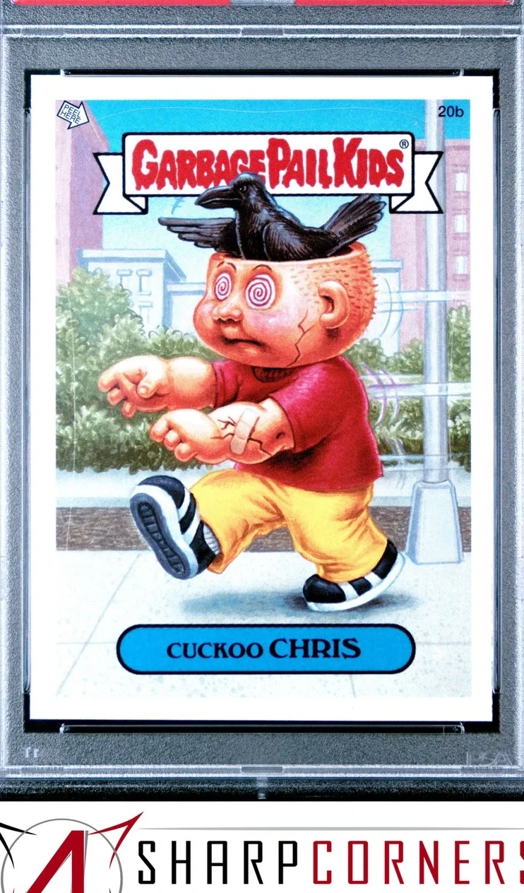 2004 Topps Garbage Pail Kids Stickers Series 3 #20b Cuckoo Chris front