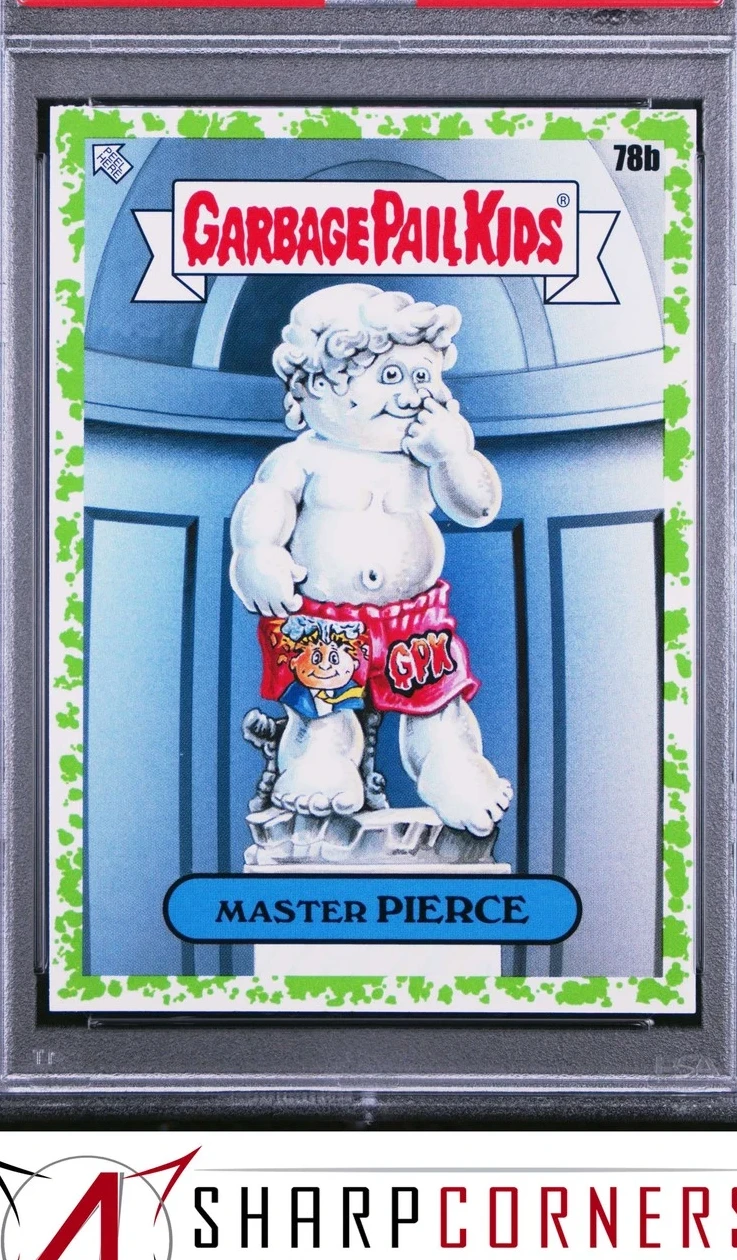 2020 Topps Garbage Pail Kids BOOGER GREEN #78b Master Pierce front
