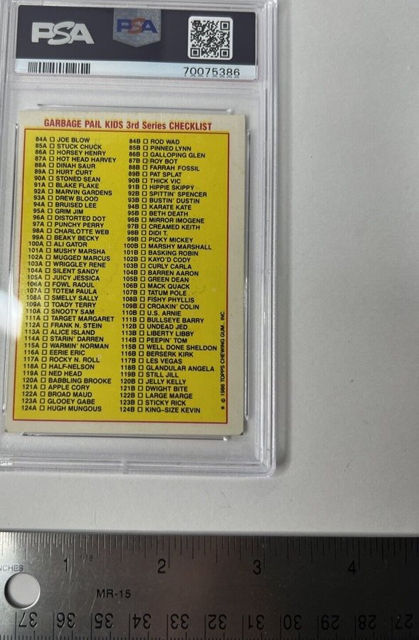 1986 Topps Garbage Pail Kids Stickers STICKERS #86a Horsey Henry front