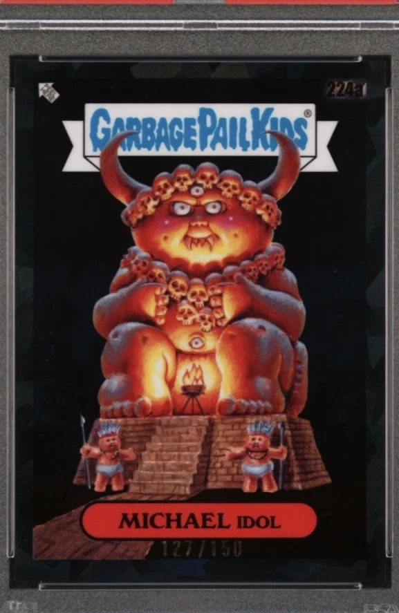 2023 Topps Topps Garbage Pail Kids Sapphire Edition Black #224a Michael Idol front
