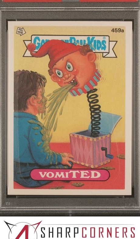 1987 Topps Garbage Pail Kids Series 11 Checklist-Single Line #459b Juicy Jules front