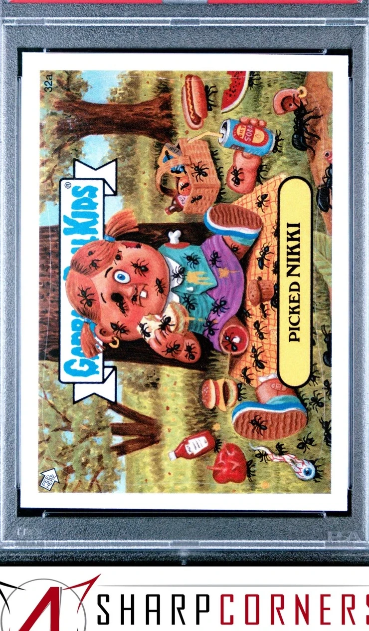 2004 Topps Garbage Pail Kids Stickers Series 3 #32a Picked Nikki front