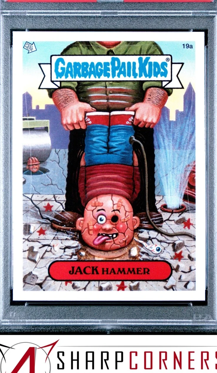 2004 Topps Garbage Pail Kids Stickers Series 3 #19a Jack Hammer front