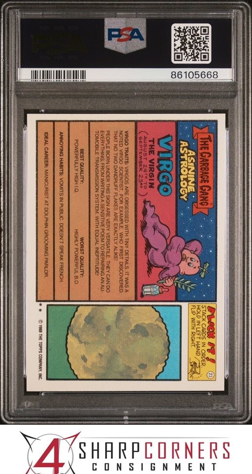 1988 Topps Garbage Pail Kids Series 15 #601a Losin' Wade front