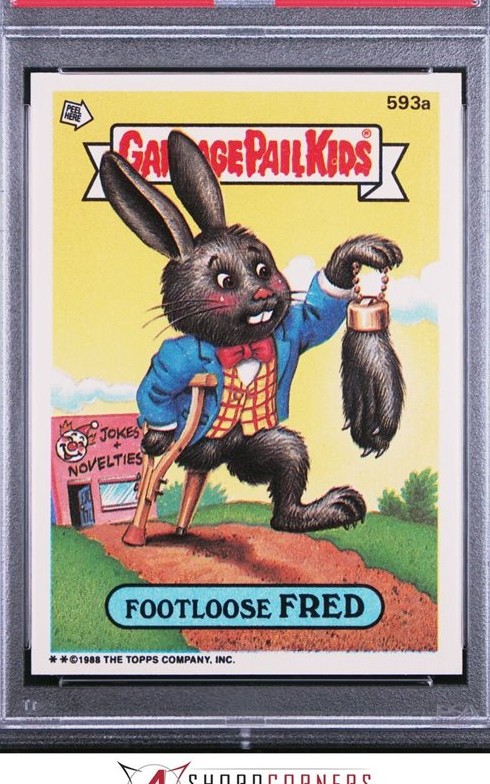 1988 Topps Garbage Pail Kids Series 15 #593a Footloose Fred front
