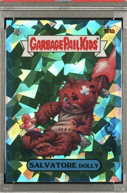 2021 Topps Garbage Pail Kids Sapphire Edition Aqua #164b Salvatore Dolly front