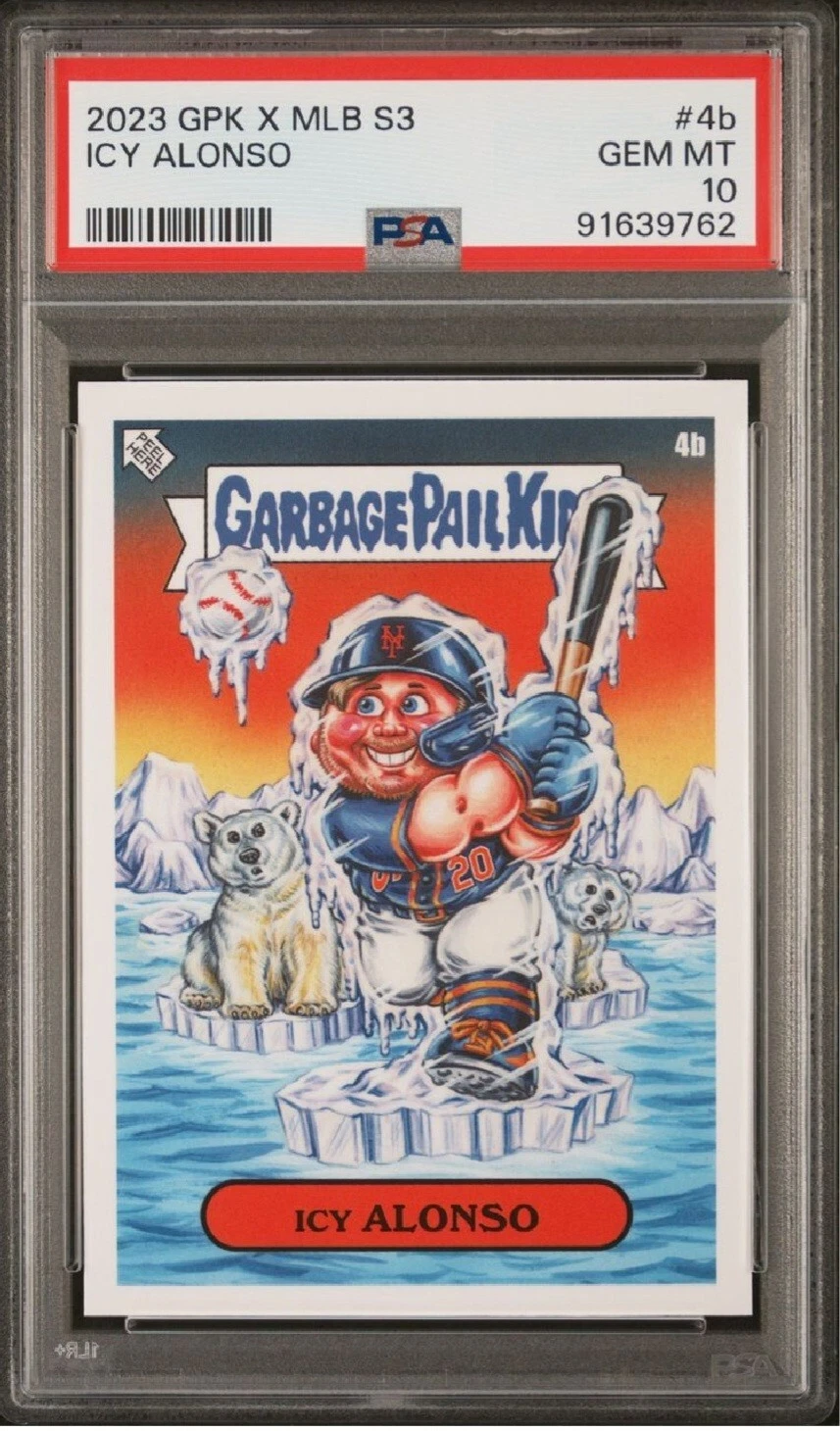 2023 Topps Topps Garbage Pail Kids X Mlb Series 3 #4b Icy Alonso front