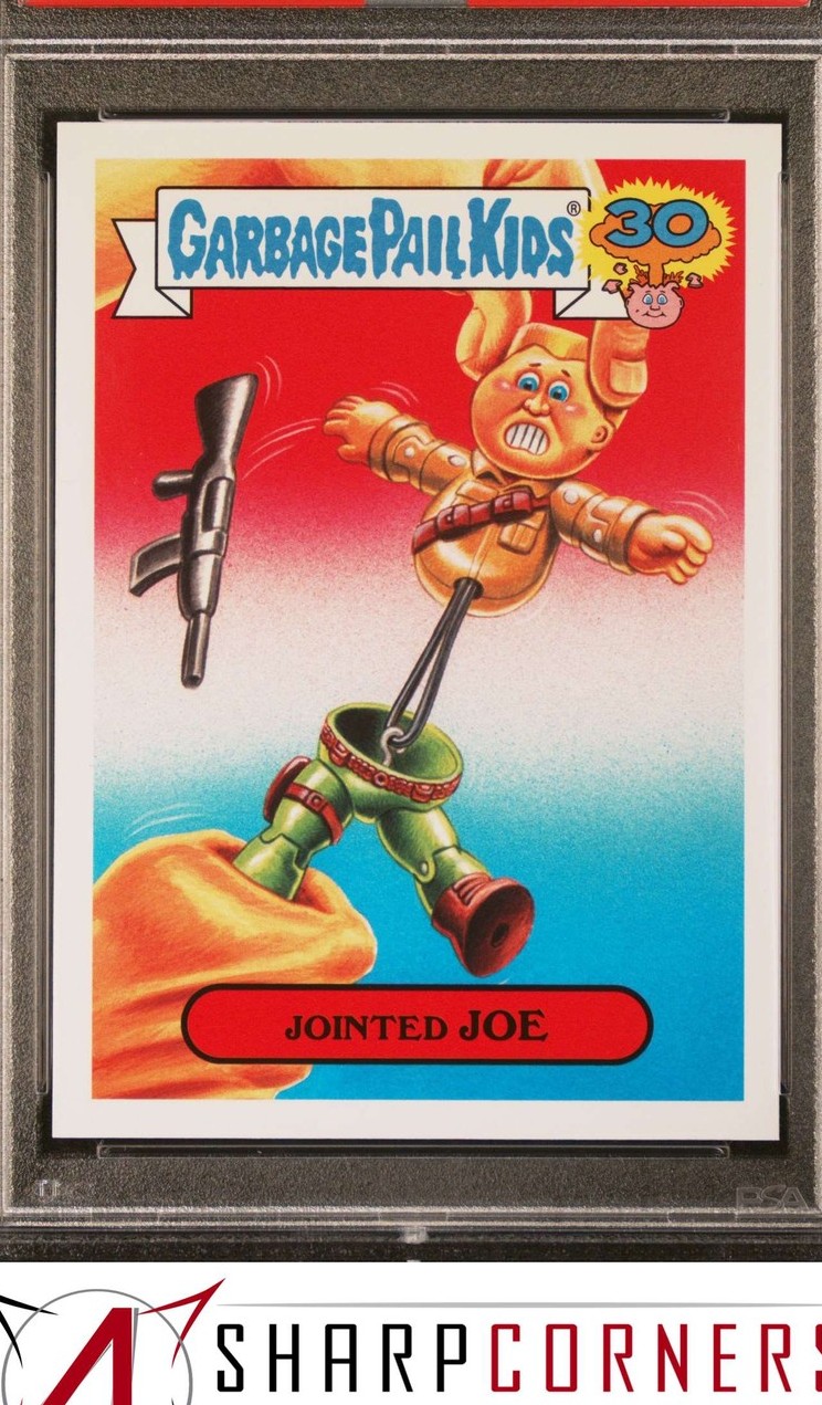 2015 Topps Topps Garbage Pail Kids 30Th Anniversary '80'S Spoof Character Back #11b Jointed Joe front