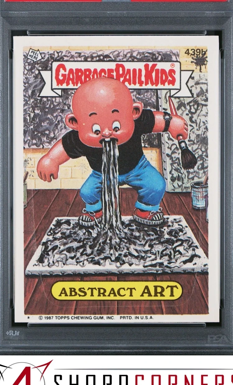 1987 Topps Garbage Pail Kids Series 11 #439b Abstract Art front