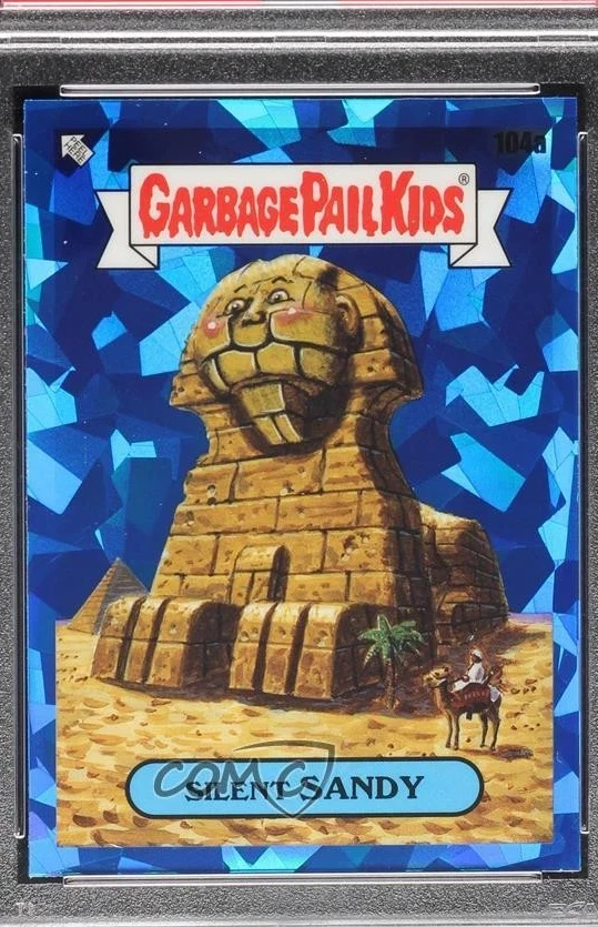 2021 Topps Garbage Pail Kids Sapphire Edition #104a Silent Sandy front