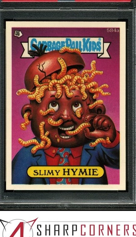 1988 Topps Garbage Pail Kids Series 15 Complete Puzzle #584a Slimy Hymie front