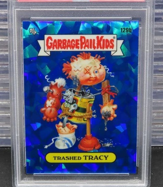 2021 Topps Garbage Pail Kids Sapphire Edition #129b Trashed Tracy front