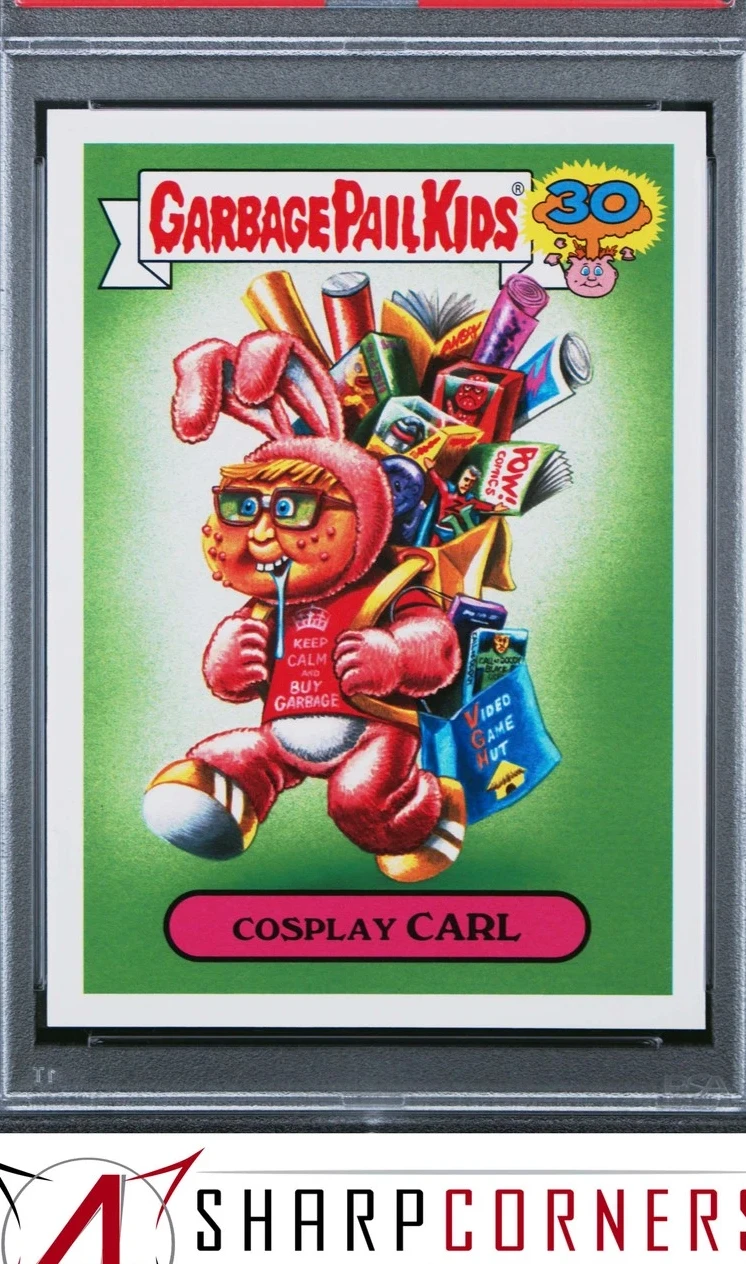2015 Topps Topps Garbage Pail Kids 30Th Anniversary Comic Book Covers Character Back #2b Cosplay Carl front