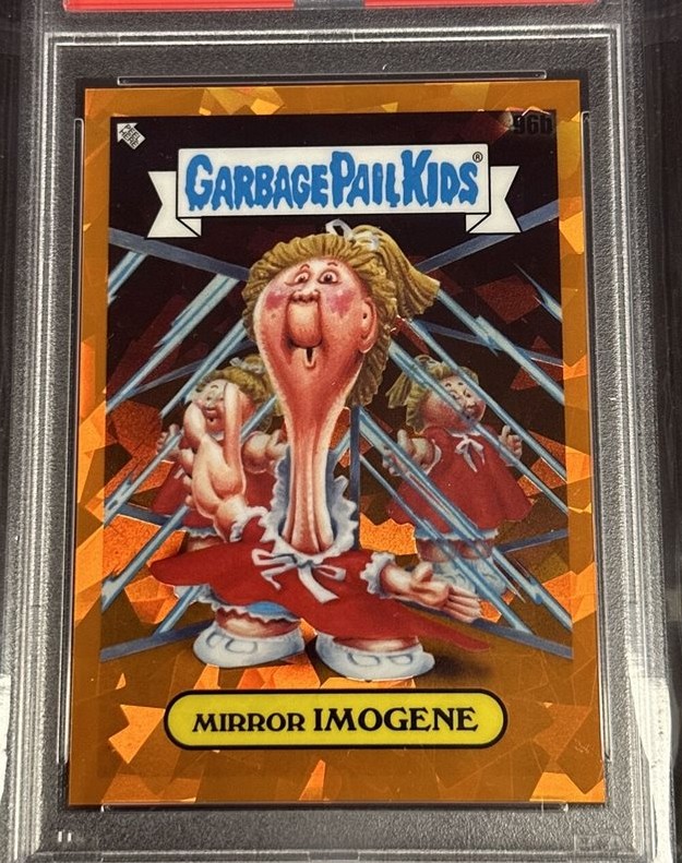 2021 Topps Garbage Pail Kids Sapphire Edition Orange #96B Mirror Imogene front