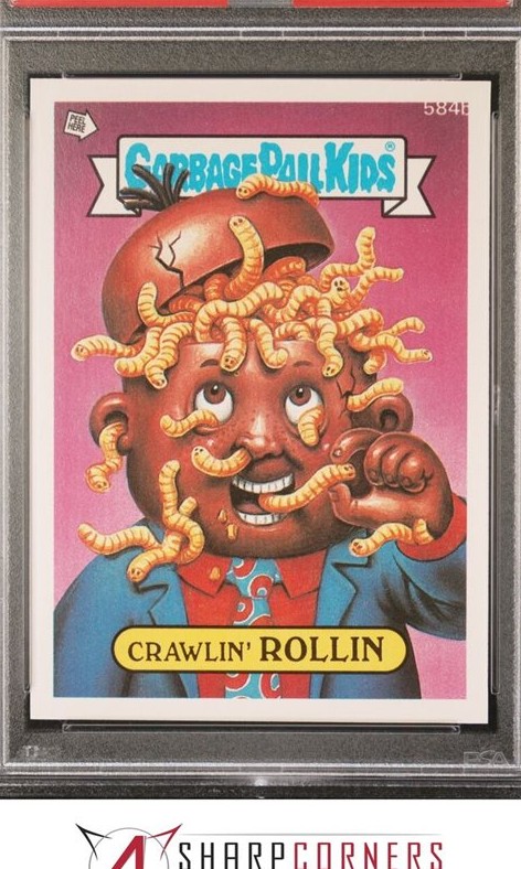 1988 Topps Garbage Pail Kids Series 15 #584b Crawlin' Rollin front