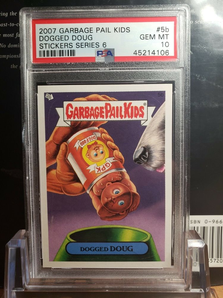 2007 Topps Garbage Pail Kids Stickers Series 6 #5b Dogged Doug front