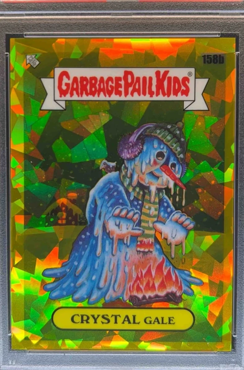 2021 Topps Garbage Pail Kids Sapphire Edition Gold #158b Crystal Gale front