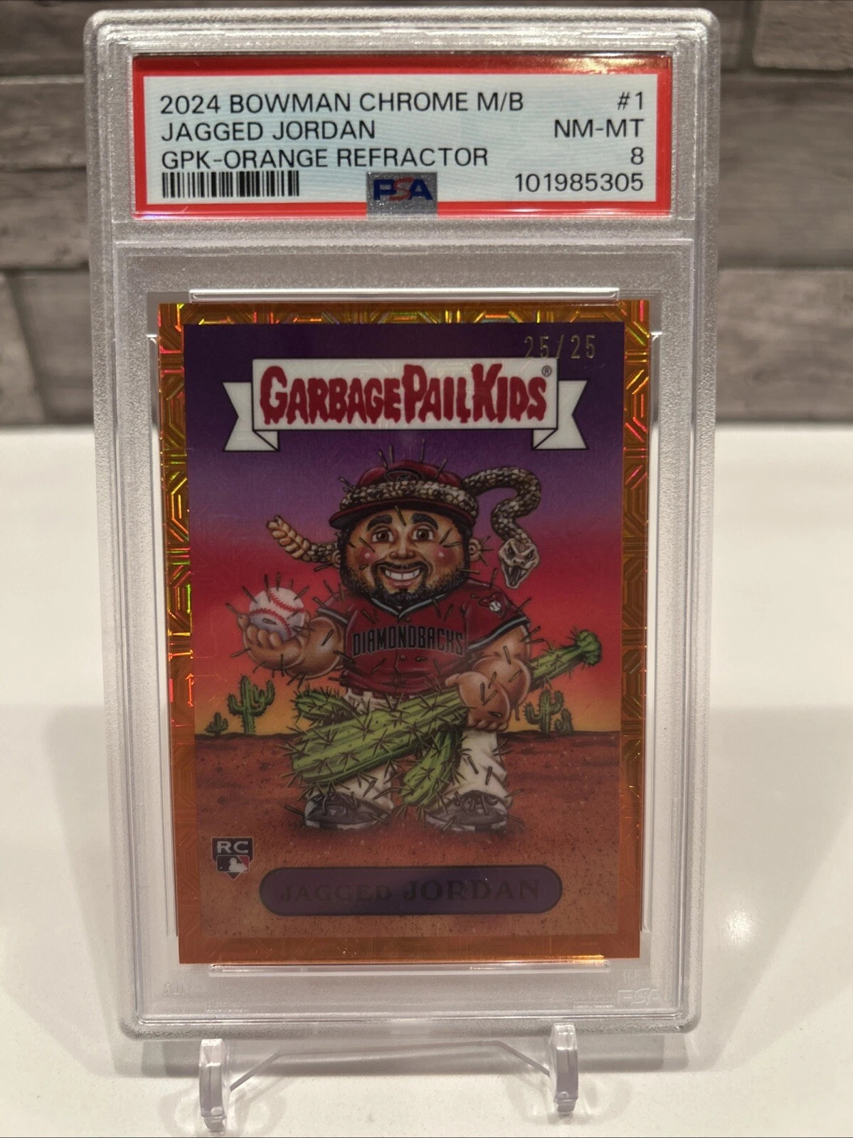 Jordan Lawlar Jagged Jordan (2024) PSA 8