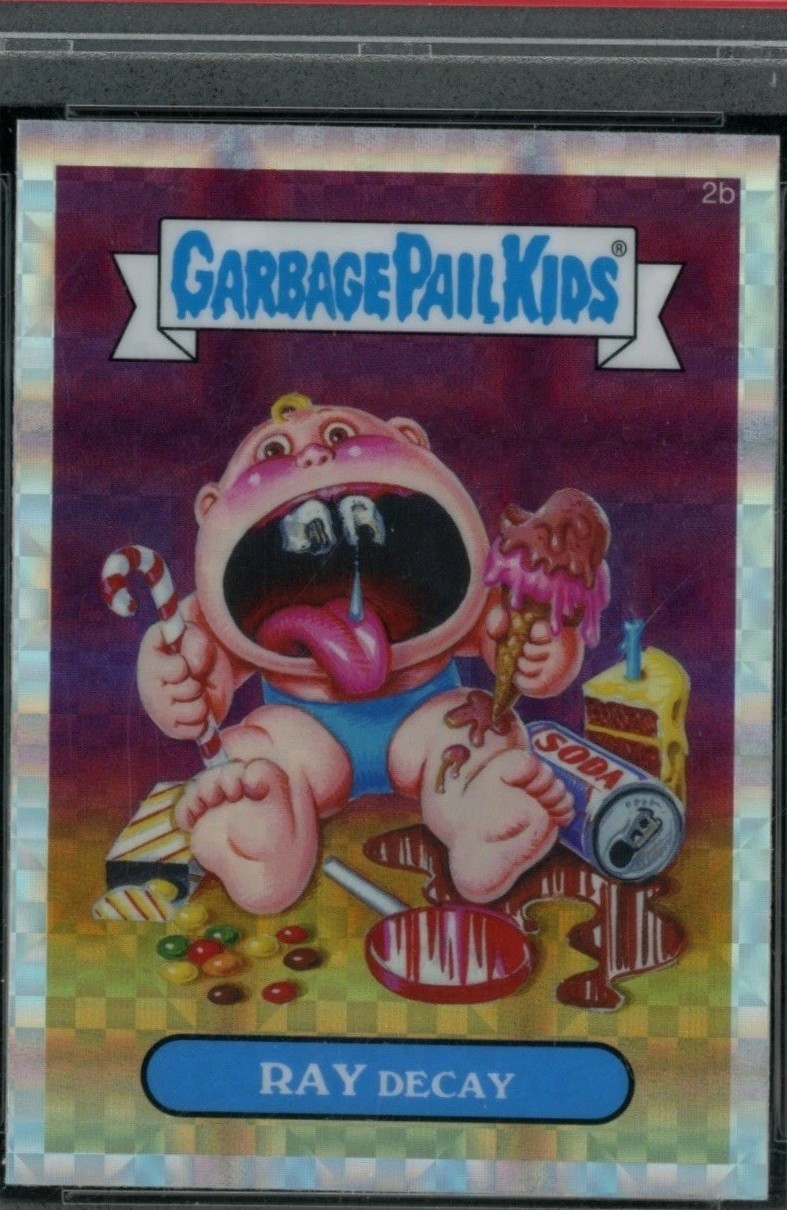 2013 Topps Garbage Pail Kids Chrome Series 1 Xfractor #2b Ray Decay front