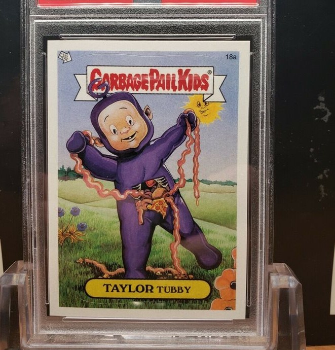 2004 Topps Garbage Pail Kids Stickers Series 2 #18a Taylor Tubby front