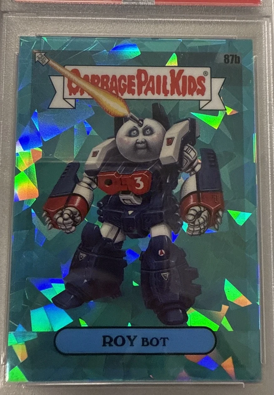 2021 Topps Garbage Pail Kids Sapphire Edition Aqua #87b Roy Bot front