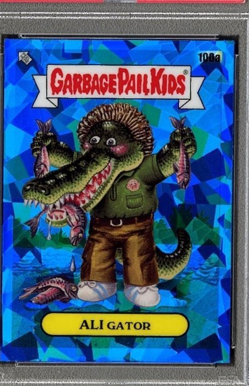 2021 Topps Garbage Pail Kids Sapphire Edition #100a Ali Gator front