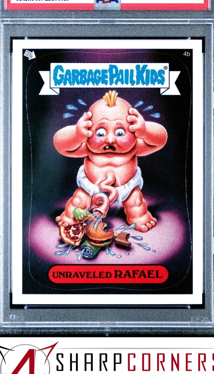 2004 Topps Garbage Pail Kids Stickers Series 2 #4b Unraveled Rafael front
