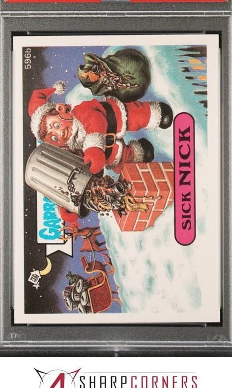 1988 Topps Garbage Pail Kids Series 15 #596b Sick Nick front