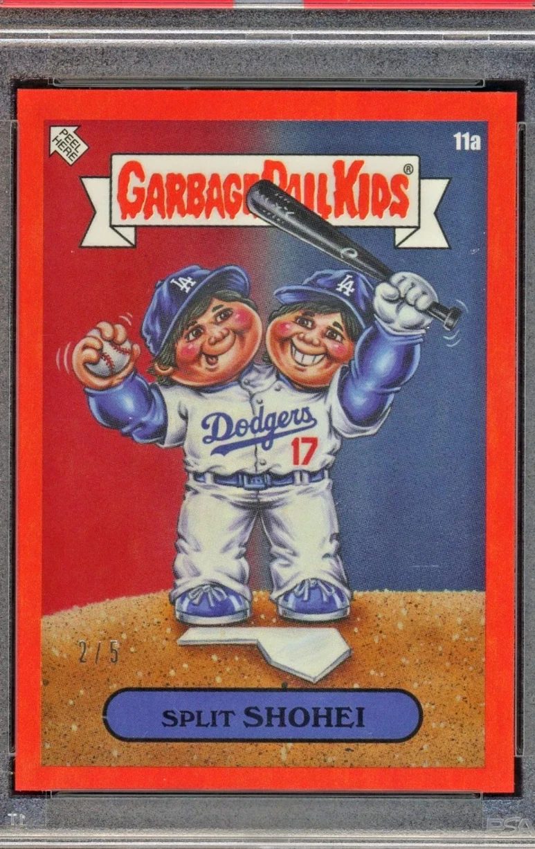 2023 Topps Garbage Pail Kids X Mlb Series 3 Split Shohei PSA 9