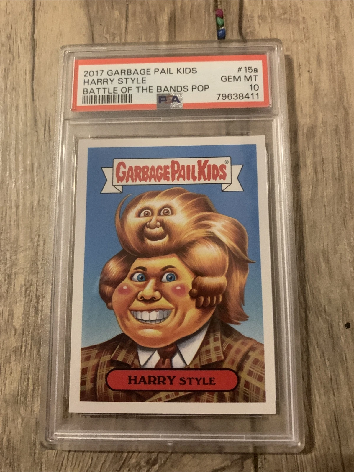 2017 Topps Garbage Pail Kids Battle Of The Bands Pop #15a Harry Style front