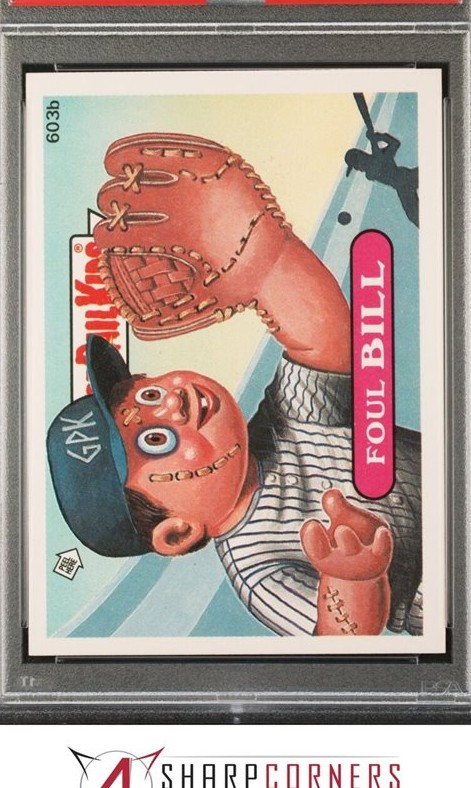 1988 Topps Garbage Pail Kids Series 15 #603b Foul Bill front