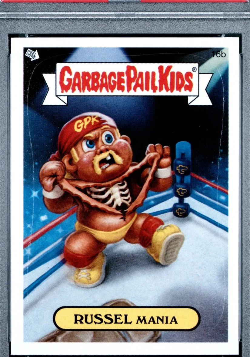 2007 Topps Garbage Pail Kids Stickers Series 6 #16b Russel Mania front
