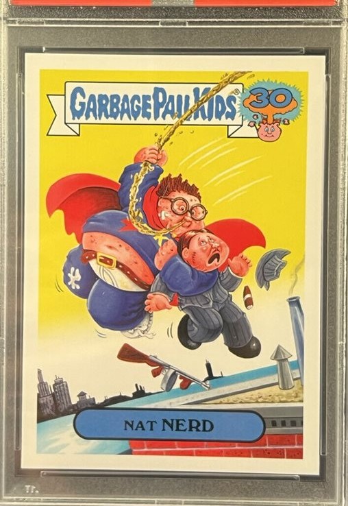 2015 Topps Topps Garbage Pail Kids 30Th Anniversary Comic Book Covers #3a Nat Nerd front