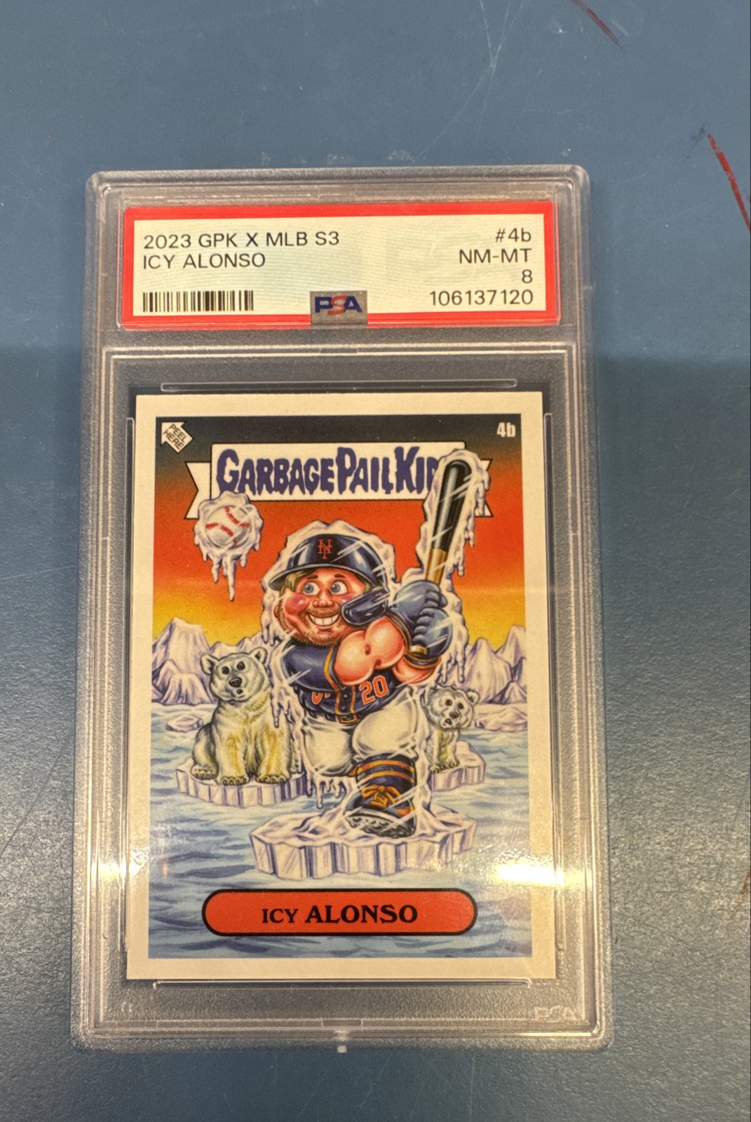 2023 Topps Topps Garbage Pail Kids X Mlb Series 3 #4b Icy Alonso front