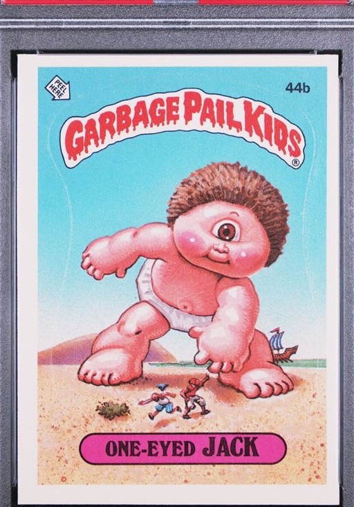 1985 Topps Garbage Pail Kids Series 2 #44b One-Eyed Jack front